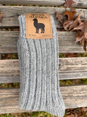 THICK- Alpaca Wool Thermal Winter Socks, Extra Thick Unisex Cold Weather Socks